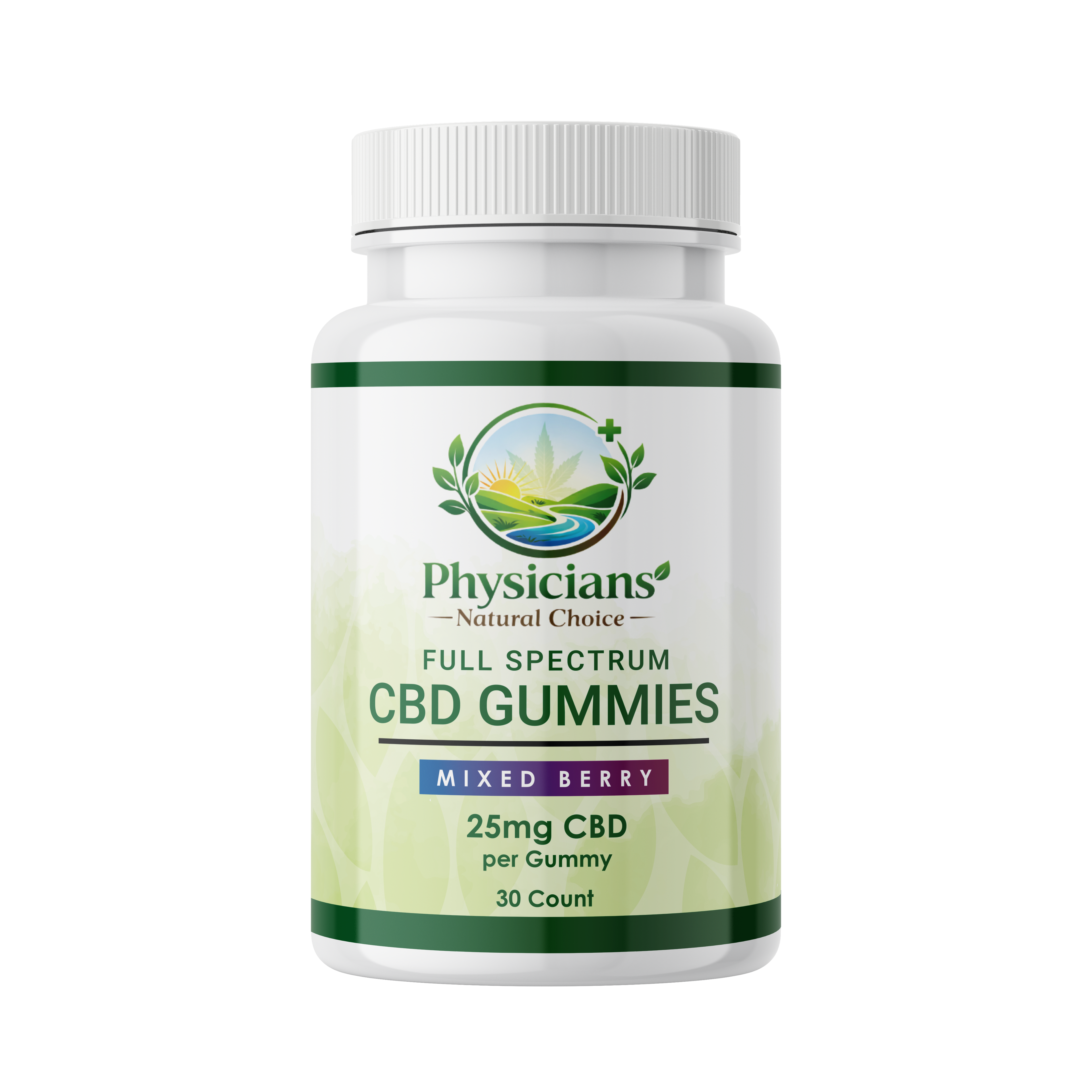 Full Spectrum CBD Gummies – 25mg Per Gummy | Mixed Berry
