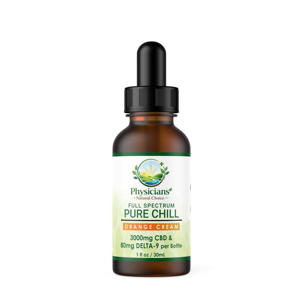 Pure Chill Drops – 3000mg CBD + 80mg Delta-9 THC